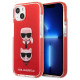 Karl Lagerfeld KLHCP13STPE2TR iPhone 13 mini 5,4" hardcase czerwony/red Karl&Choupette Head