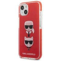 Karl Lagerfeld KLHCP13STPE2TR iPhone 13 mini 5,4" hardcase czerwony/red Karl&Choupette Head