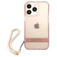 Guess Translucent Strap Case for iPhone 13 Pro / 13 6.1" - Pink