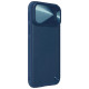 Nillkin CamShield Leather S Case iPhone 14 Pro case with camera cover blue