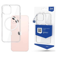 3Mk Protection Case for iPhone 14 Plus compatible with MagSafe from the 3mk MagCase series - transparent
