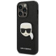Karl Lagerfeld KLHCP14LSAPKHK iPhone 14 Pro 6,1" czarny/black hardcase Saffiano Karl`s Head Patch