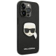 Karl Lagerfeld KLHCP14LSAPKHK iPhone 14 Pro 6,1" czarny/black hardcase Saffiano Karl`s Head Patch