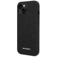 Karl Lagerfeld KLHCP14MG2ELK iPhone 14 Plus 6.7 "hardcase black / black Glitter Plaque Logo