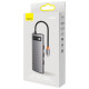 Baseus HUB 8in1 Baseus StarJoy USB-C to USB-C PD / 3x USB-A / HDMI / RJ-45 / SD TF - gray