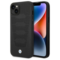 BMW Case BMW BMHCP14S22RPSK iPhone 14 6.1" black/black Leather Seats Pattern