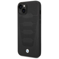 BMW Case BMW BMHCP14S22RPSK iPhone 14 6.1" black/black Leather Seats Pattern