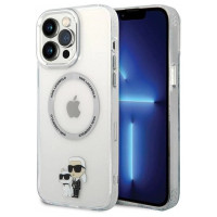 Karl Lagerfeld KKLHMP13XHNKCIT iPhone 13 Pro Max 6.7" hardcase transparent Iconic Karl&Choupette Magsafe