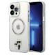 Karl Lagerfeld KKLHMP13XHNKCIT iPhone 13 Pro Max 6.7" hardcase transparent Iconic Karl&Choupette Magsafe