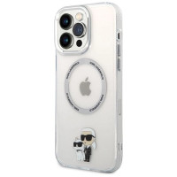 Karl Lagerfeld KKLHMP13XHNKCIT iPhone 13 Pro Max 6.7" hardcase transparent Iconic Karl&Choupette Magsafe