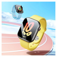 Baseus Set of 2x Baseus NanoCrystal protective foil for Apple Watch 7/8/9 45mm + mounting kit - transparent