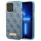 Guess GUHMP14LU4GPRB iPhone 14 Pro 6.1" blue/blue hard case 4G Logo Plate MagSafe