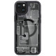 Spigen Ultra Hybrid Mag Case with MagSafe for iPhone 15 Plus - Dark Gray (Zero One Pattern)