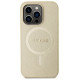 Guess GUHMP15LPSAHMCB iPhone 15 Pro 6.1" gold/gold hardcase Saffiano MagSafe