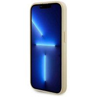 Guess GUHMP15LPSAHMCB iPhone 15 Pro 6.1" gold/gold hardcase Saffiano MagSafe
