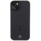 Mercedes Smooth Leather MagSafe case for iPhone 15 Plus - black