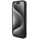 Mercedes Smooth Leather MagSafe case for iPhone 15 Plus - black