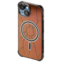 Kingxbar MagSafe Kingxbar PQY Crack Series silicone case for iPhone 15 - black