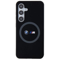 BMW M Silicone Printed Ring MagSafe case for Samsung Galaxy S24 - black