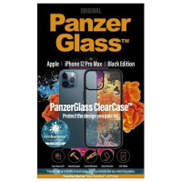 Panzerglass ClearCase antibacterial case for iPhone 12 Pro Max - transparent and black