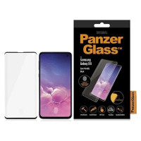 Panzerglass Curved Super+ tempered glass for Samsung S10 - with black frame