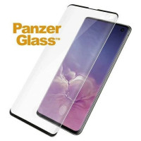 Panzerglass Curved Super+ tempered glass for Samsung S10 - with black frame