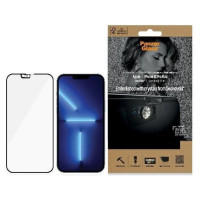 Panzerglass E2E Microfracture Antibacterial Glass with Camera Cover with Swarovsky Crystal for iPhone 13 Pro Max - with Black Frame