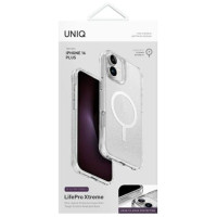 Uniq LifePro Xtreme Magclick Charging iPhone 16 Plus Case - Transparent