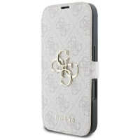 Guess 4G Metal Logo iPhone 16 Plus Case - Pink