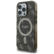 Guess IML 4G Background MagSafe Case for iPhone 16 Pro Max - Brown