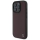 Mercedes MB Wood Imitation Leather MagSafe iPhone 16 Pro Case - Red