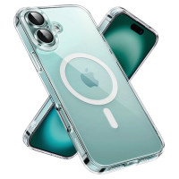 Ugreen Classy Clear Magnetic Case with MagSafe for iPhone 16 - Clear