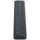 Orico CT2U3-16AB 16x USB-A 3.0 Hub with Switches - Black