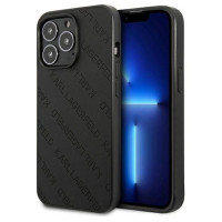 Karl Lagerfeld Perforated Allover iPhone 13 Pro Max 6.7" Case - Black
