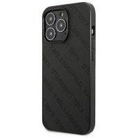 Karl Lagerfeld Perforated Allover iPhone 13 Pro Max 6.7" Case - Black