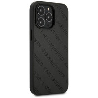 Karl Lagerfeld Perforated Allover iPhone 13 Pro Max 6.7" Case - Black