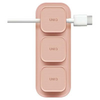 Uniq Pod Mag Magnetic Cable Organizer + Base Pink/Blush Pink