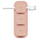 Uniq Pod Mag Magnetic Cable Organizer + Base Pink/Blush Pink