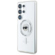 Karl Lagerfeld Case Karl Lagerfeld Button Karl Head Printed Logo MagSafe Samsung Galaxy S25 Ultra white