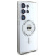 Karl Lagerfeld Case Karl Lagerfeld Button Karl Head Printed Logo MagSafe Samsung Galaxy S25 Ultra white