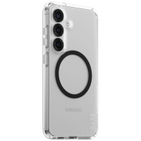 Panzerglass CARE by PanzerGlass Flagship Urban Combat Black QI Case for Samsung Galaxy S25 - Transparent