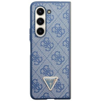 Guess 4G Triangle Strass Case for Samsung Galaxy Z Fold 5 - Blue