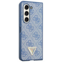 Guess 4G Triangle Strass Case for Samsung Galaxy Z Fold 5 - Blue