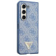 Guess 4G Triangle Strass Case for Samsung Galaxy Z Fold 5 - Blue