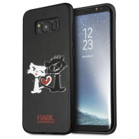 Karl Lagerfeld Choupette In Love Case for Samsung Galaxy S8 Plus - Black