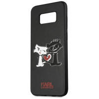 Karl Lagerfeld Choupette In Love Case for Samsung Galaxy S8 Plus - Black