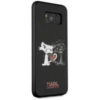 Karl Lagerfeld Choupette In Love Case for Samsung Galaxy S8 Plus - Black