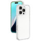 Amazingthing Minimal Case for iPhone 16 Pro Max Silicone Case - Transparent