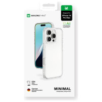 Amazingthing Minimal Case for iPhone 16 Pro Max Silicone Case - Transparent