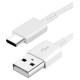Samsung EP-DR140AWE USB-A - USB-C Cable 0.8m (Bulk - Replacement Packaging) - White
